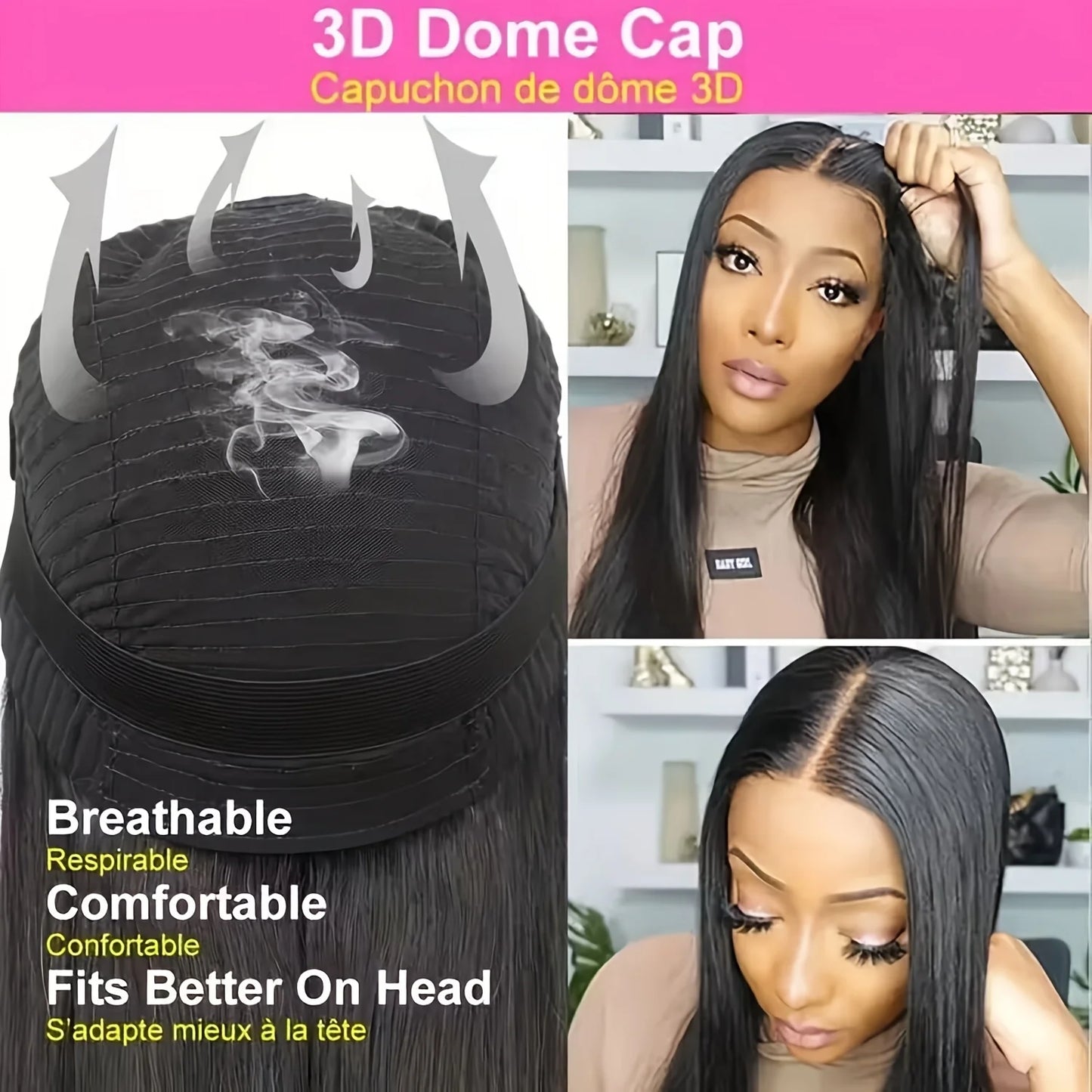 30 32 Inch 13x4 HD Straight Lace Frontal Wigs 360 Front Human Hair 5X5 Closure Wig Pre Plucked For Women 200 Density