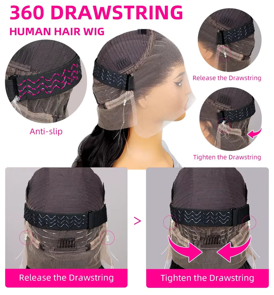 30 32 Inch 13x4 HD Straight Lace Frontal Wigs 360 Front Human Hair 5X5 Closure Wig Pre Plucked For Women 200 Density