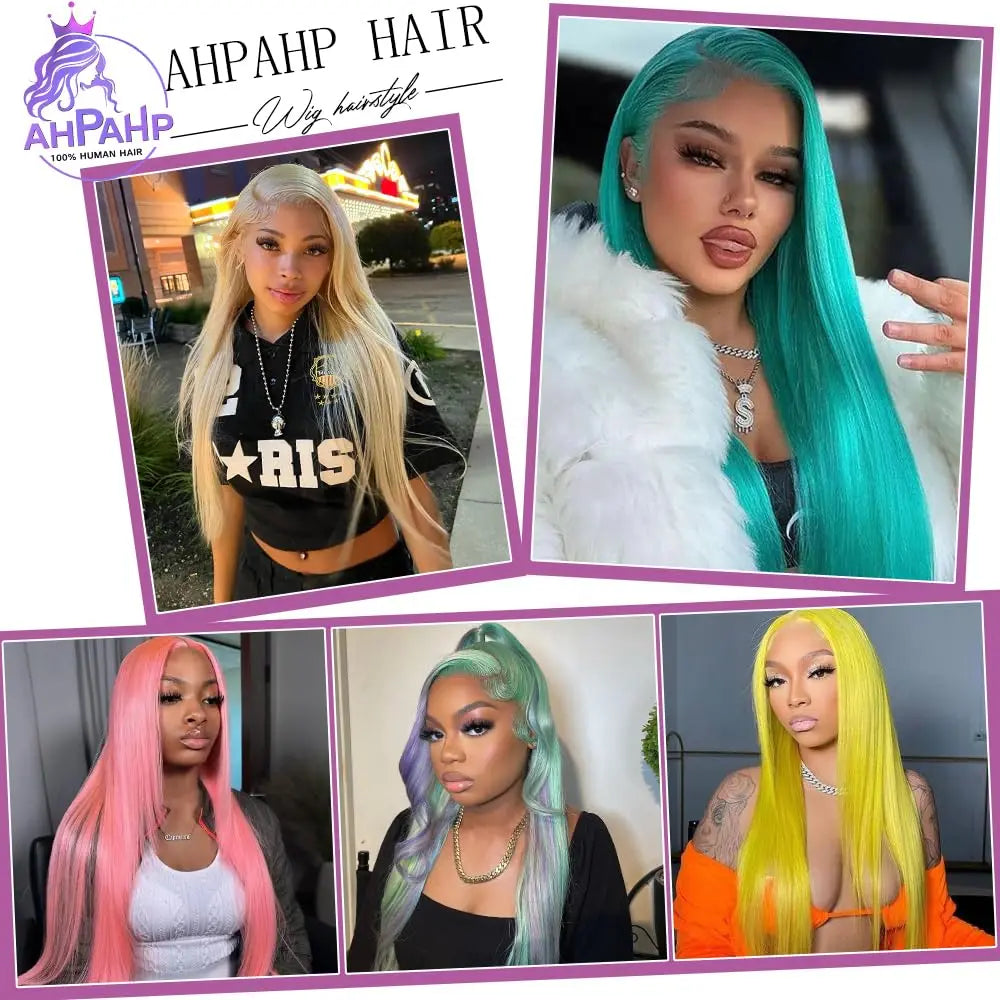30 Inch 613 Lace Front Wig Human Hair 200% Density 13x6 Straight Blonde HD Transparent Lace Front Wigs Human Hair Pre Plucked