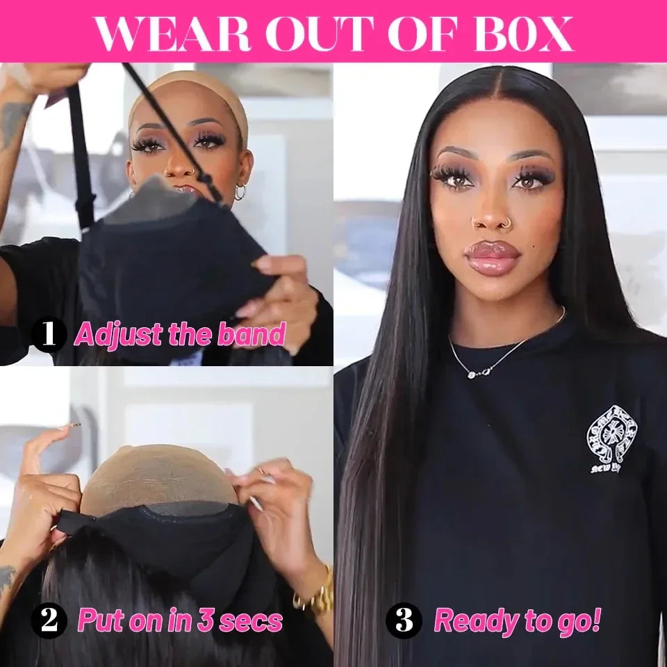 30 32 Inch 13x4 HD Straight Lace Frontal Wigs 360 Front Human Hair 5X5 Closure Wig Pre Plucked For Women 200 Density
